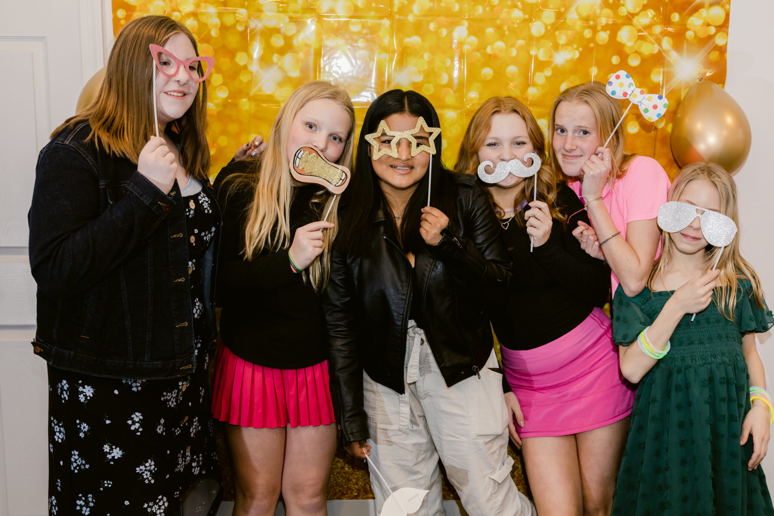 Community Christian Academy students pose at a dance event