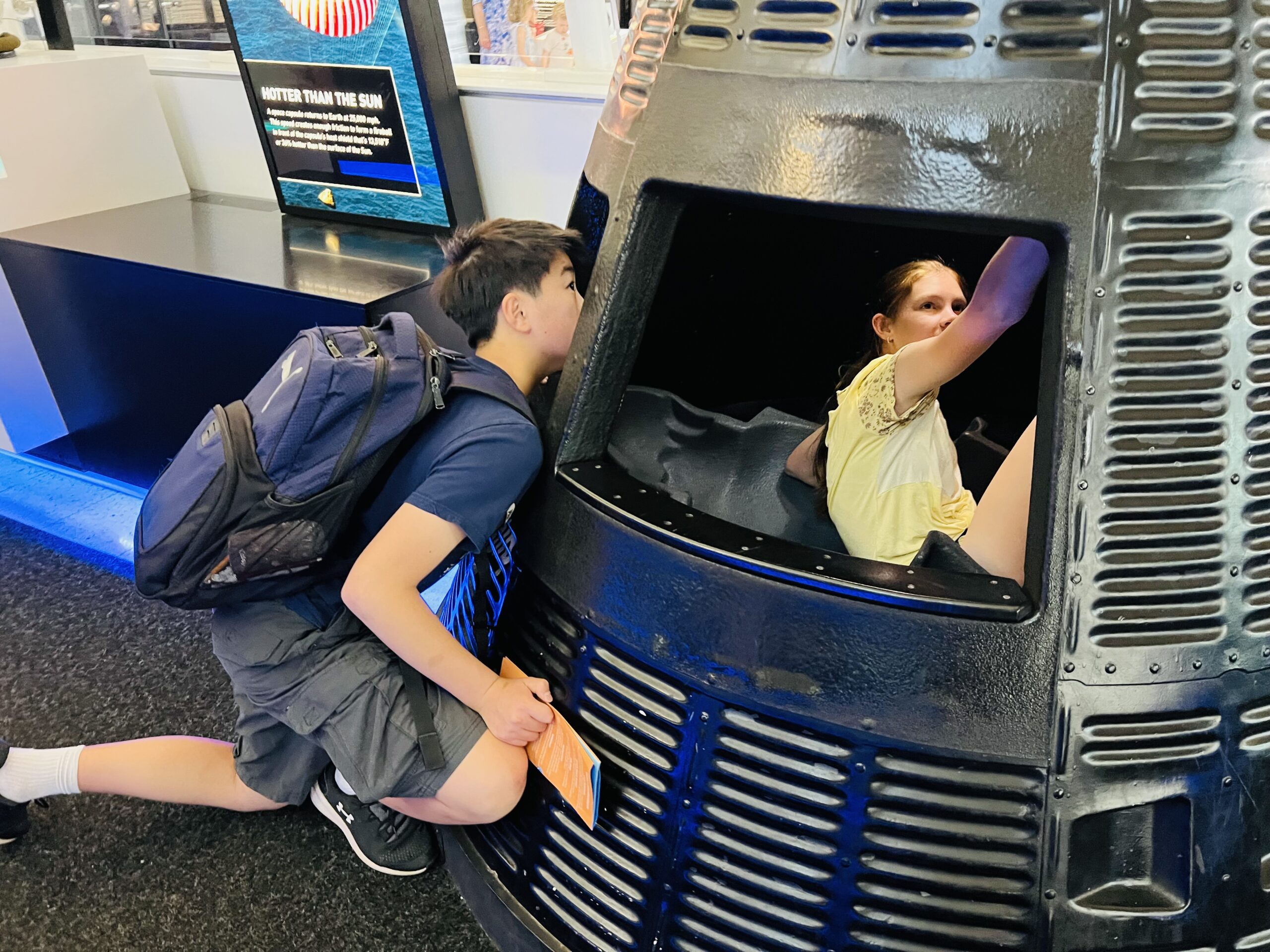 Children at a science museum