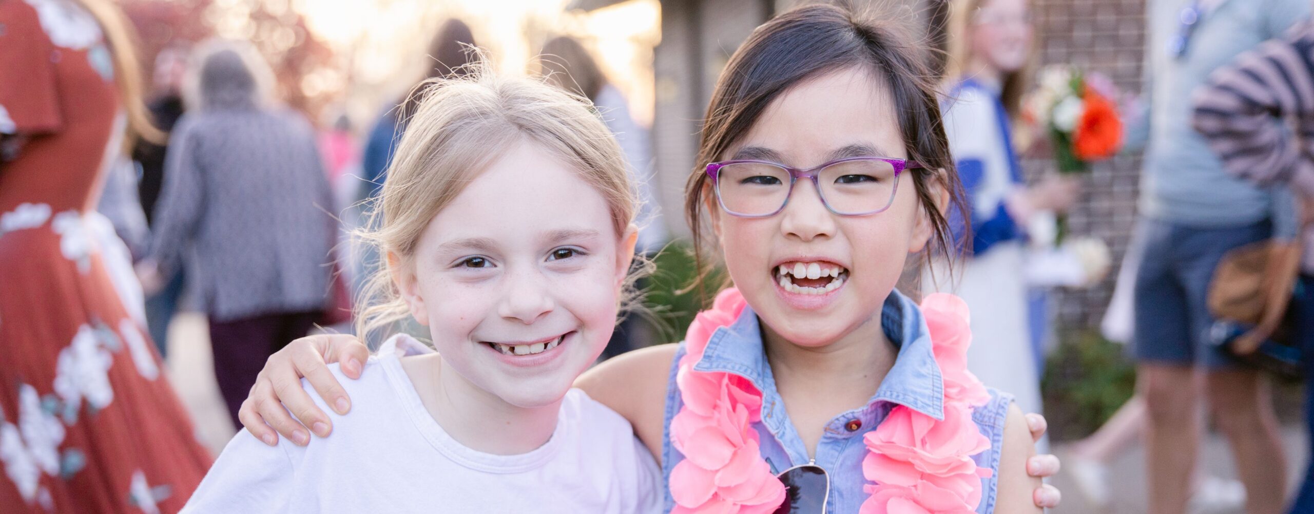 Two CCA students pose for a photograph